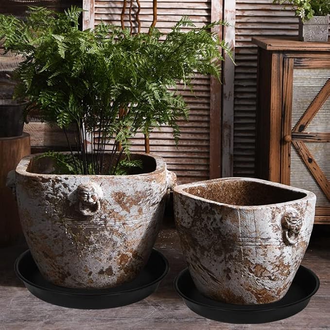 2 Pack of 20 21 inch Plant Saucer Round, Deep Plant Saucers - Image 6