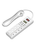 DEWENWILS 8 Outlet Power Strip with Timer, 6FT Cord for Bearded Dragon Tank