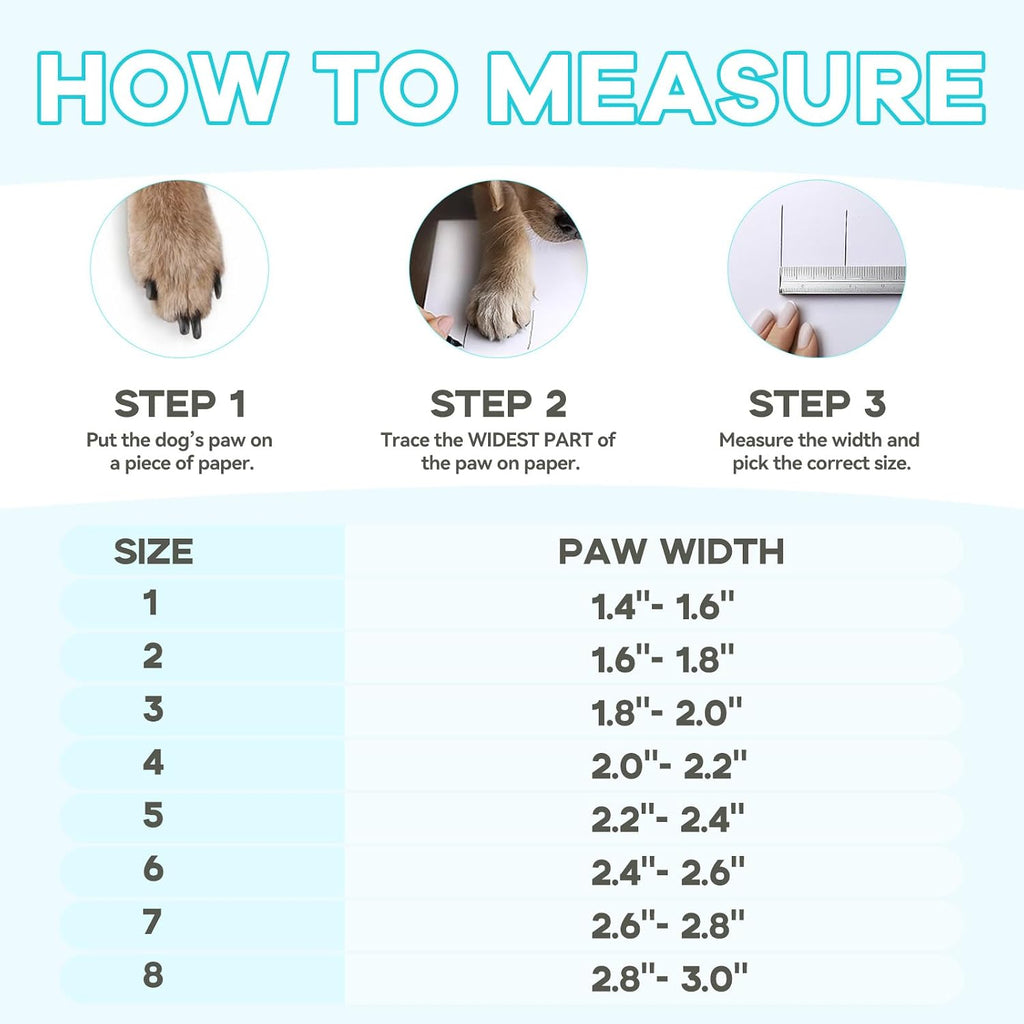 Dog Booties,Waterproof Dog Shoes for Large Medium Small Dogs