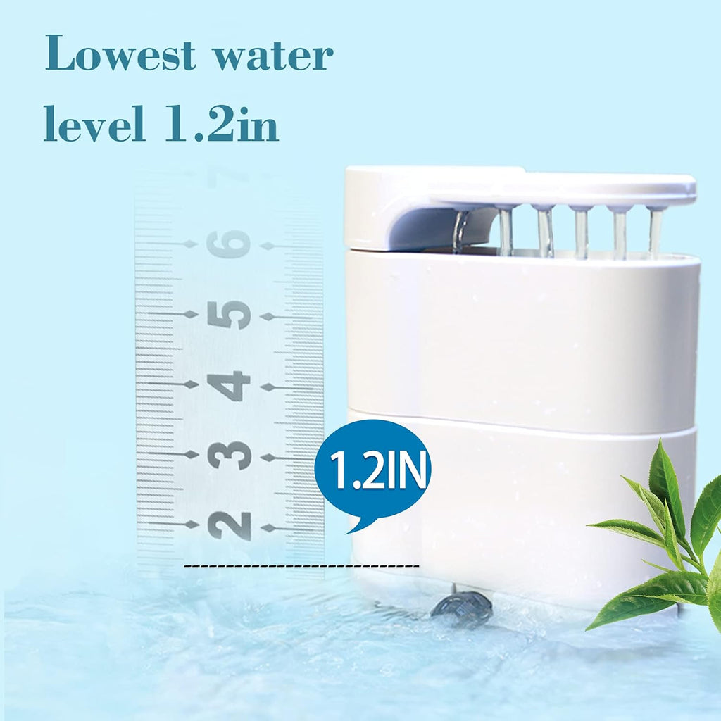 UPETTOOLS Turtle Filter - Internal Filter for Small Fish, Turtle, Shrimp & Amphibian Tanks