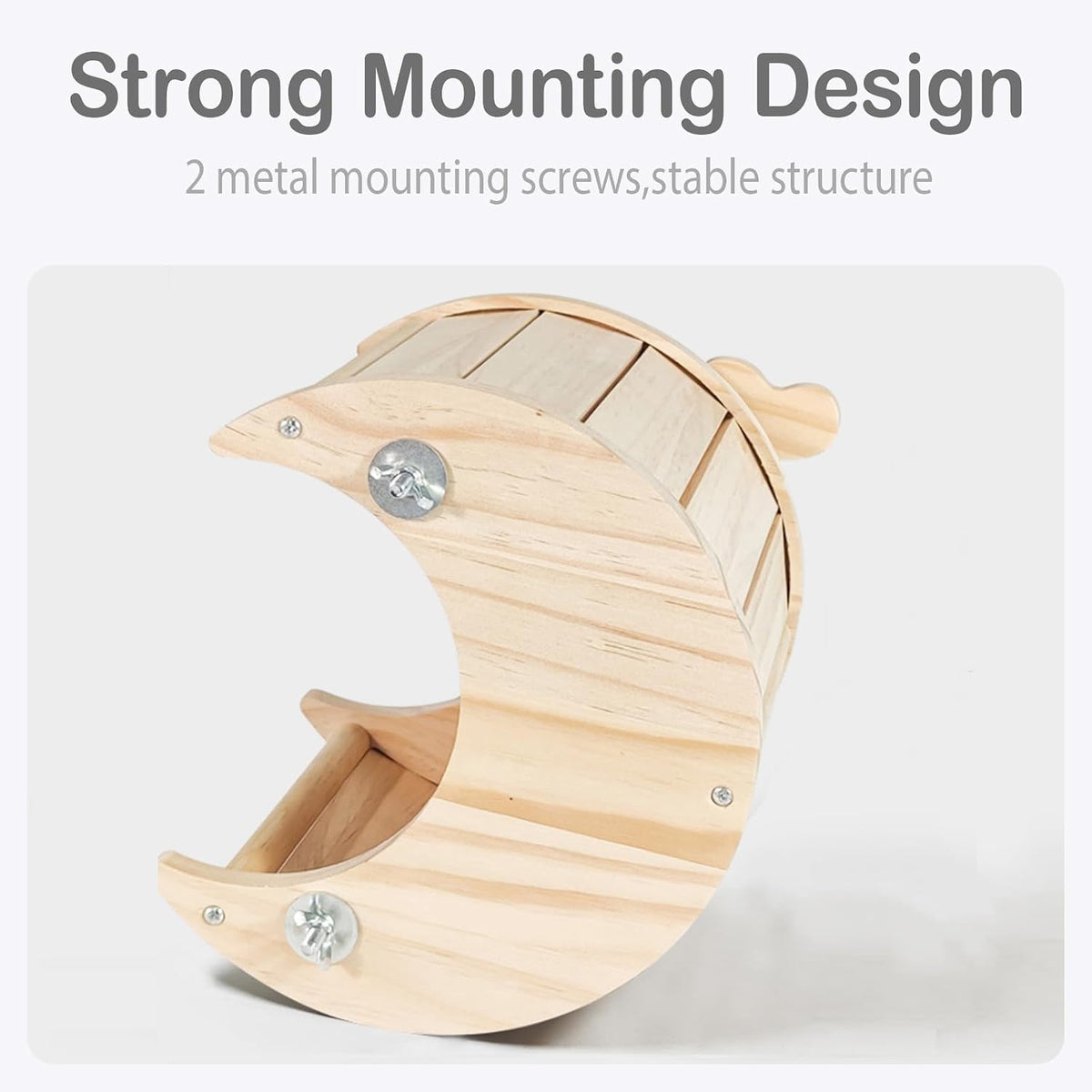 Chinchilla Hideout House Solid Wooden Chinchilla Cage Accessories