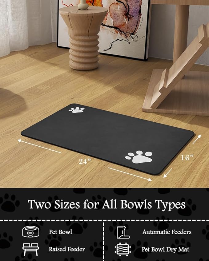 Pet Feeding Mat-Absorbent Dog Mat - Image 7