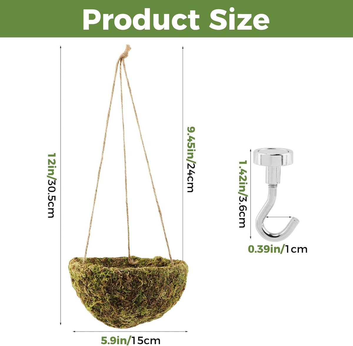 Handmade Crested Gecko Tank Accessories, Hanging Moss Reptile Hideout