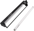 Aiicioo T5 UVB Lighting Combo Kit - 12" Light Fixture Desert 10.0 Terrarium Hood Light Fixture & High Output T5 HO UVB Bulb for Reptiles Chameleon Gecko (watts, 8)