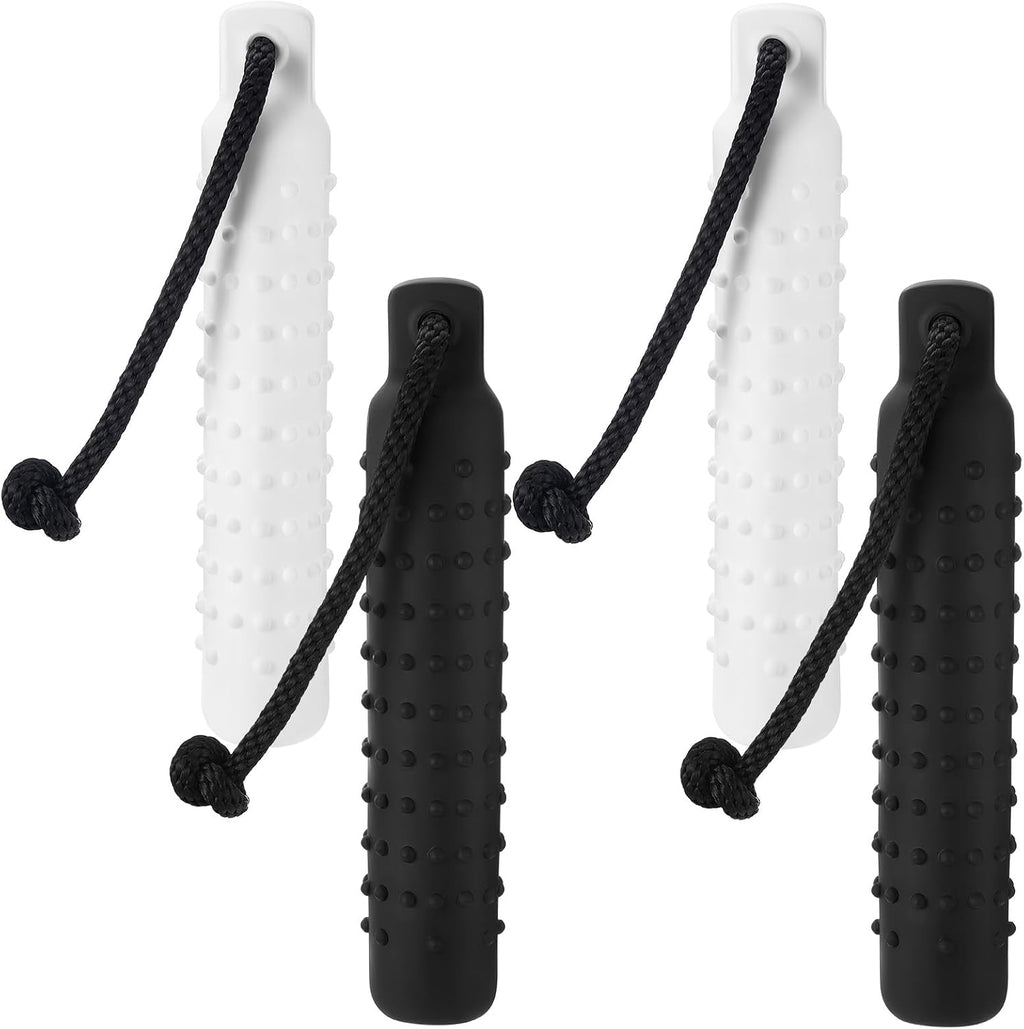 Blueweenly Black,White Dog Bumper Toy Training Dummy, 6 Pcs