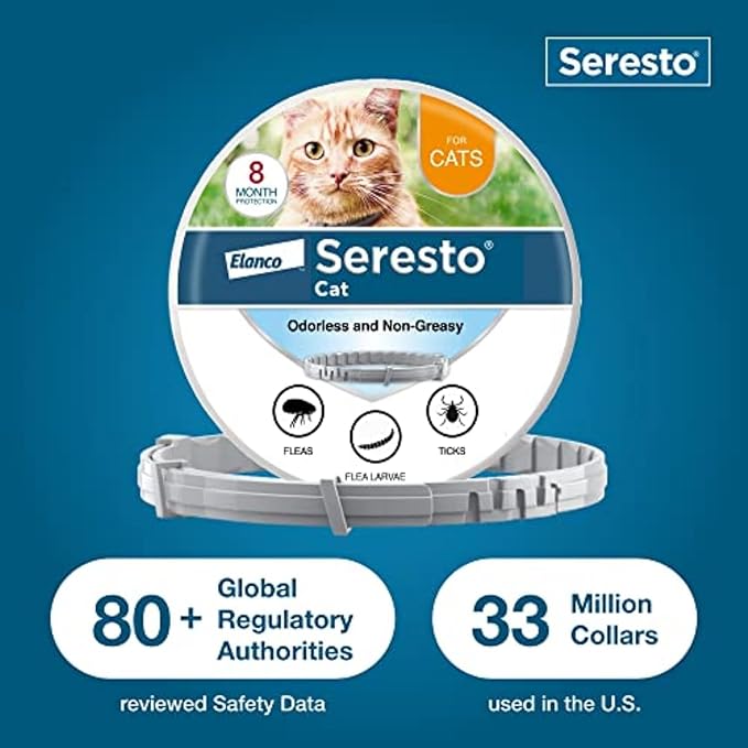 Seresto Cat Vet-Recommended Flea & Tick Treatment & Prevention Collar - Image 7