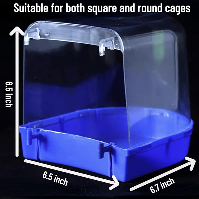 Bird Bath Cage, Cleaning Pet Supplies Bird Bathtub - Image 2
