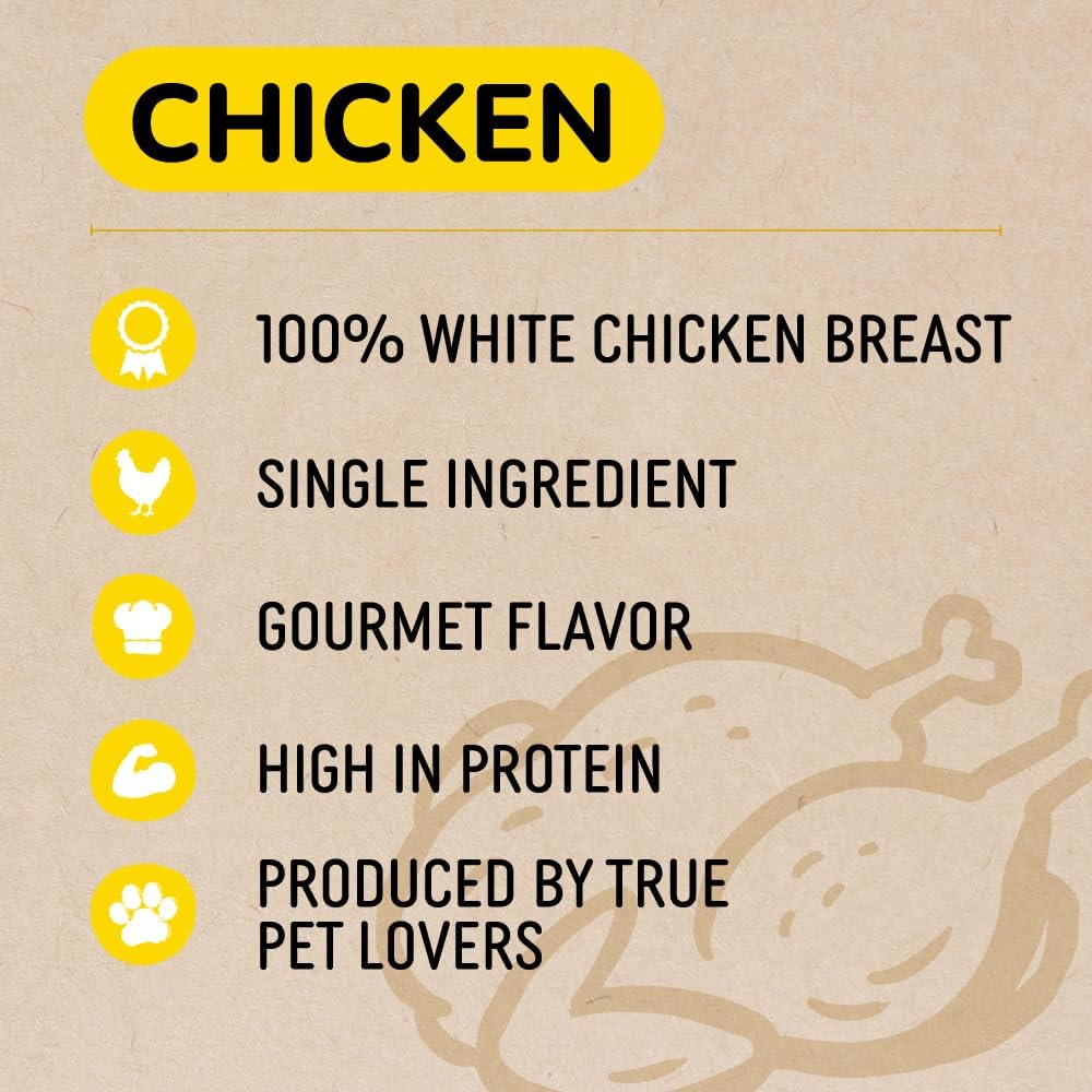 Life Essentials by Cat-Man-Doo | Freeze Dried Chicken Treats | 5oz Bag