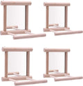 HANZE Bird Mirror With Swing, Hummingbird Perches by HANZE