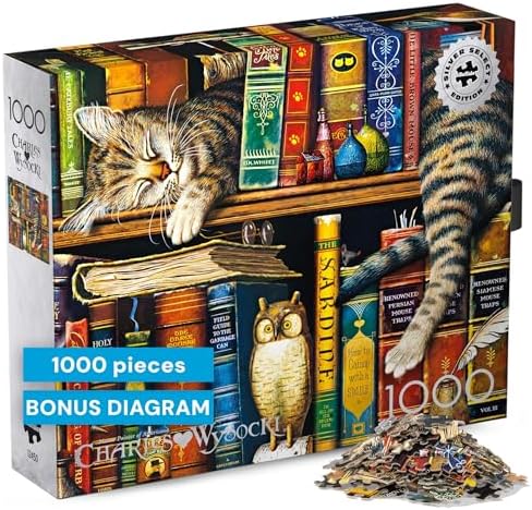Buffalo Games Charles Wysocki, Frederick the Literate, 1000 Piece Puzzle