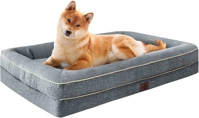 Waterproof Memory Foam Dog Beds by TaiBest