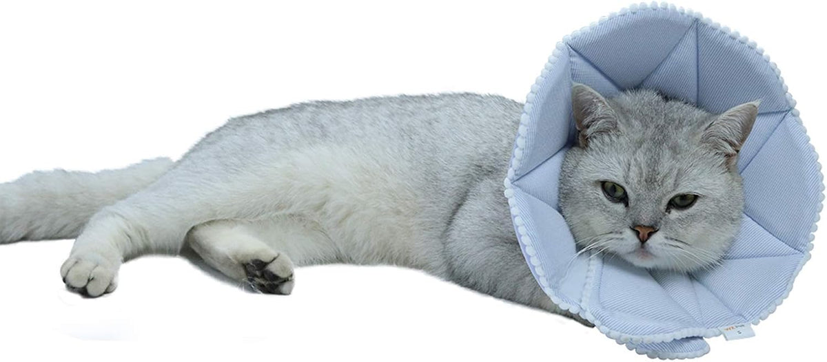 Adjustable Dog Cat Cone,Soft Recovery Cat Cone Collar,Dog Protective Collar for Cats and Puppy Surgery,Pink,Small