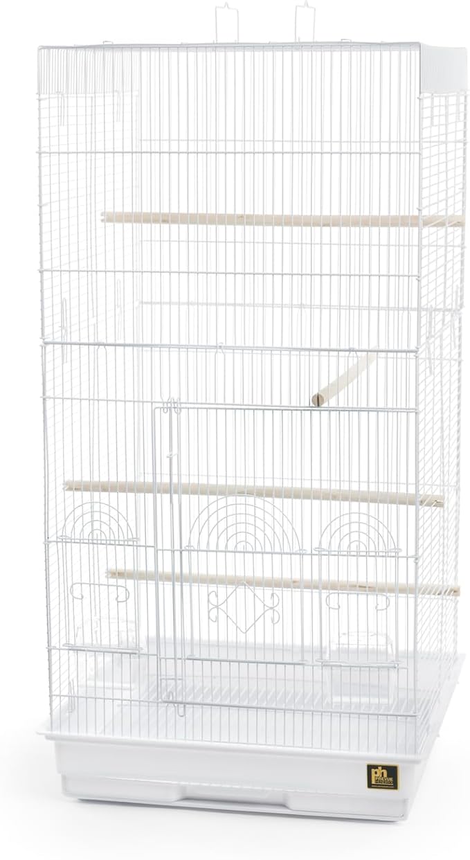 Prevue Pet Products SPECONO1818H-W Tall Tiel Cage - Image 7