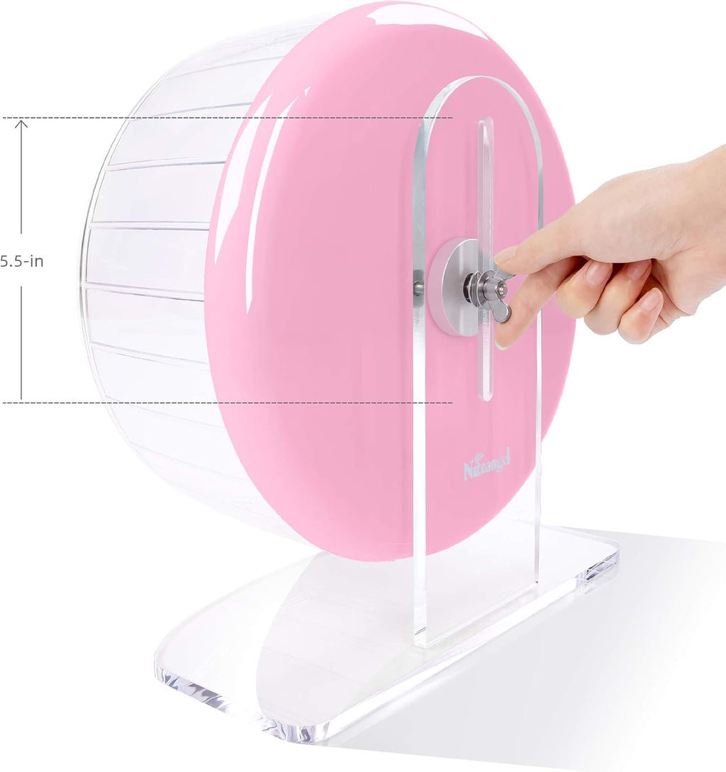 Niteangel Super-Silent Hamster Exercise Wheels: Quiet 11 inch Running Wheel