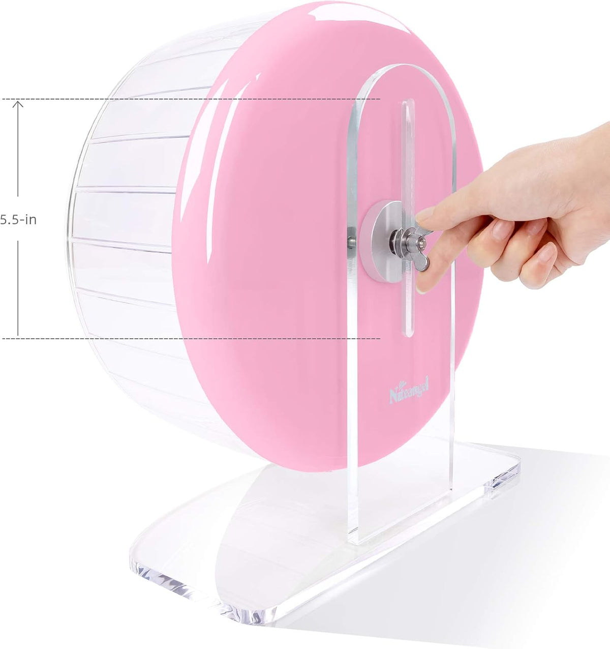 Niteangel Super-Silent Hamster Exercise Wheels: Quiet 11 inch Running Wheel
