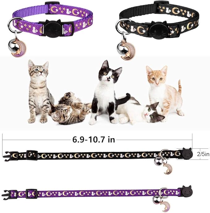 Baeuppit 2PCS Breakaway Cat Collars - Image 6