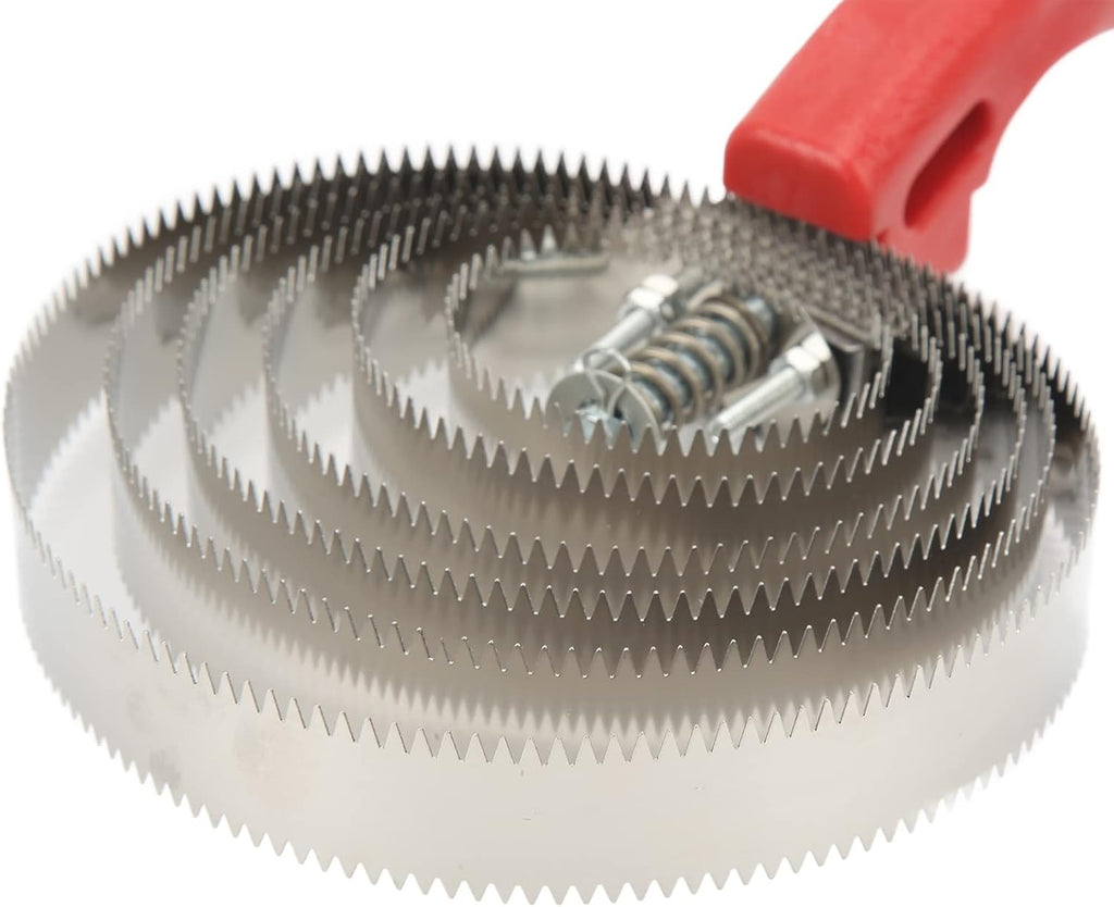 Curry Comb 6 Turns Stainless Steel Itch Relief Horse Brushes for Anim
