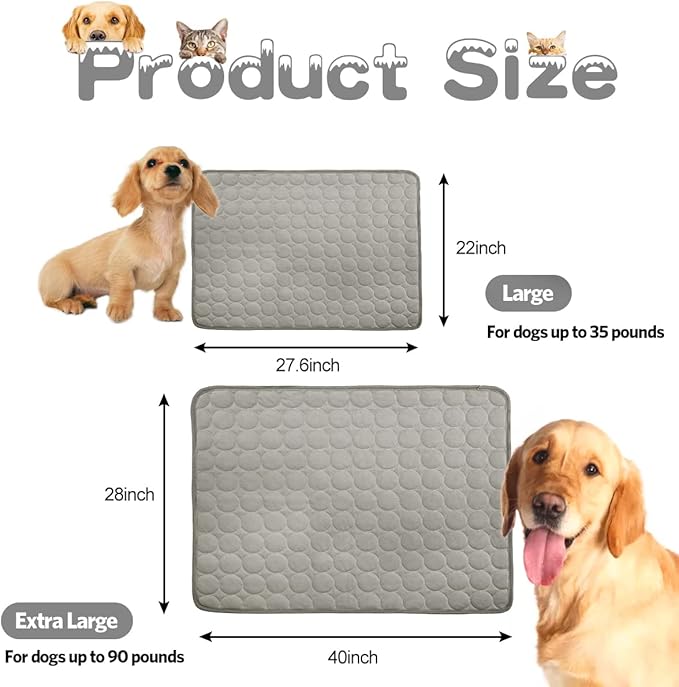 Dog Cooling Mat Pet Cooling Pads Dogs & Cats Pet Cooling Blanket - Image 7