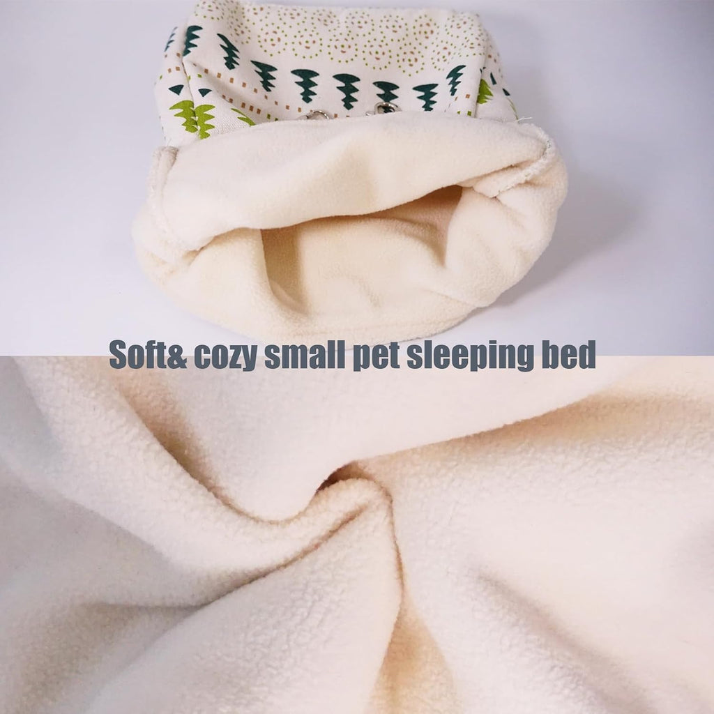 Sugar Glider Sleeping Pouch,Large 7.9'*9.8' Cage Hanging Bag,Breathable Cage Accessories & Toys for Sugar Gliders,Rats,Ferrets, Hamsters, Sack Swing Hanging Bed for Gliders Rat Hedgehog Hamster