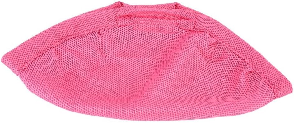 17.32in Round Cat Hammock Bed Breathable Detachable Washable Fabric Swing Cradle Chair, Pet Sleeping Bed for Four Seasons Use(Pink)