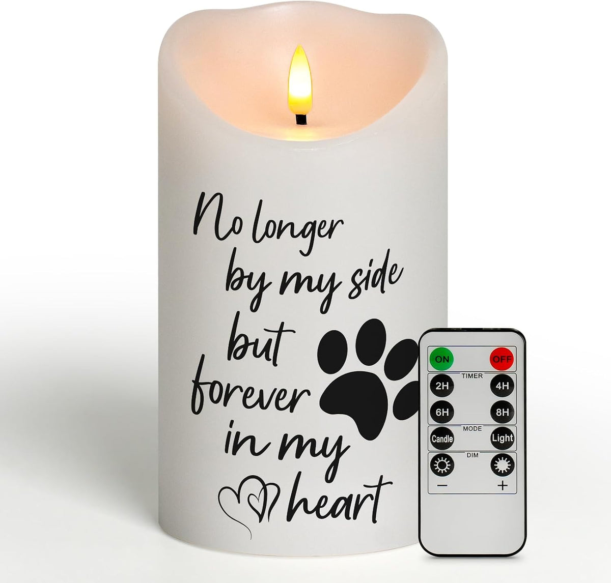 Pet Memorial Gifts for Dogs Cats Loss of Dog Sympathy Gift, Sympathy Candle for Doggie, Condolence Present for Pet Lovers, Friends to Remember Doggie, Marking Bereavement And Grief(4" x 7")