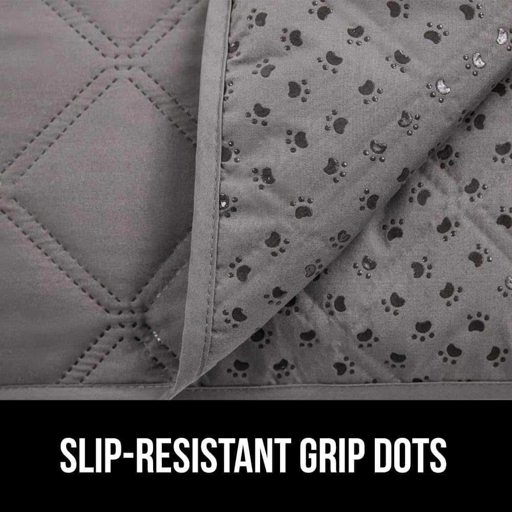 GORILLA GRIP® Waterproof Dog Blanket, Couch Cover for Dogs, 30x70 Charcoal