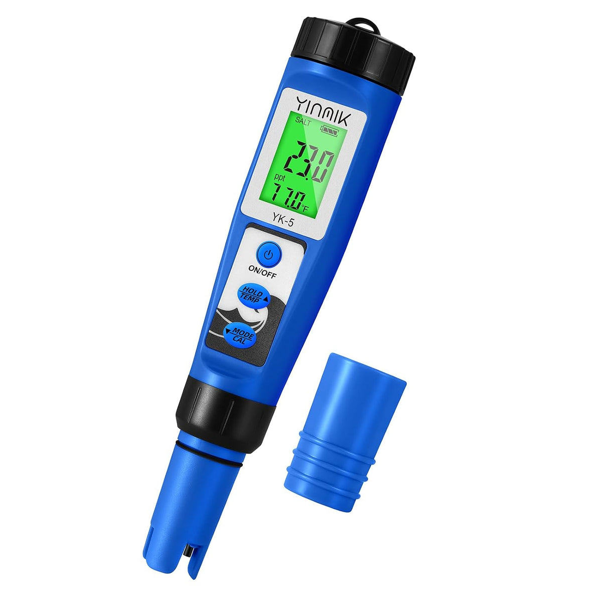 YINMIK Pool Salt Tester New Update 5 in 1 pH TDS EC Salinity Meter