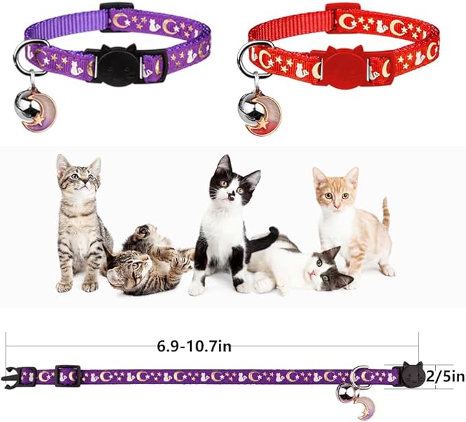 Baeuppit 2PCS Breakaway Cat Collars - Image 4