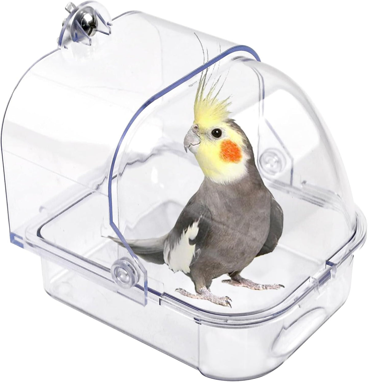 Automatic Parakeet Bath,Parrot Shower Fountain with USB Power Plug Indoor Bird Bath Circulating Water Electric Pet Bird Shower Pump for Cockatiel Lovebird Conure Budgie