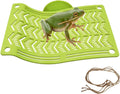 Plastic Frog Hammock with Suction Cup, Frog Habitat Platform, Reptile Decorations for Terrarium, Frog Tank Accessories, Terrarium Decor for Tree Frog, African Dwarf Frog, Frog and Toad