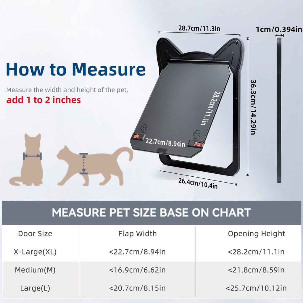 AuraSphere Pet Screen Door Magnetic Lock for Small Dogs and Cats