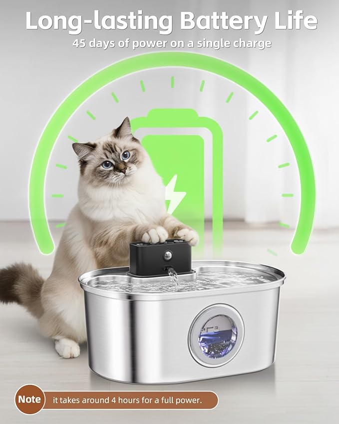 Cat Water Fountain Wireless - Image 8