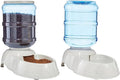 Amazon Basics Large Capacity Automatic Pet Water Dispenser and Gravity Feeder by AmazonBasics