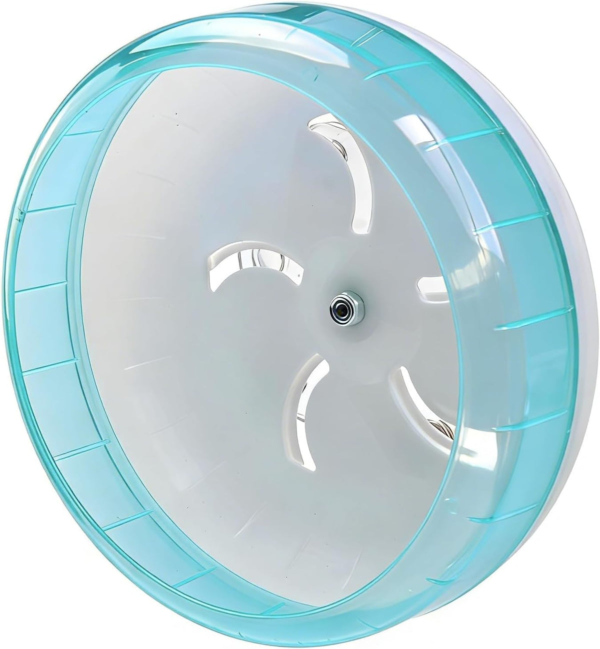 Magnetic Hamster Wheel 7 Inch, Silent Exercise Wheel with No-Drill Magnetic Mount for Wire Cages, Acrylic Cages and Thin Glass Tanks 5101-6