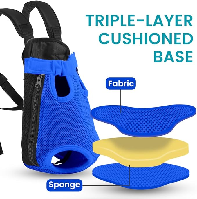 Dog Backpack Carrier, Pet Sling Front Backpack - Image 4