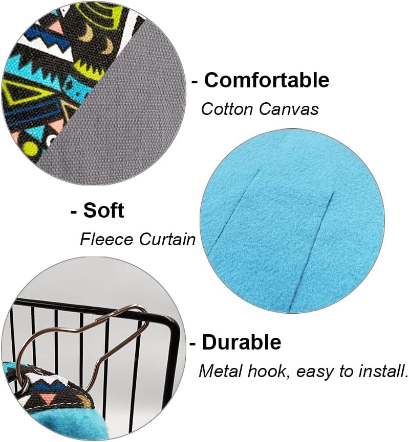 RIOUSSI Guinea Pig Hideout Hideaway Corner Fleece Toys Cage Accessories