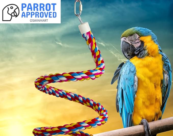 2PCSx 79inch Bird Spiral Rope - Image 6