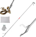 78 Inch Snake Grabber Heavy Duty, Folding Snake Grabber Tool, Snake Tong Grabber is Made of Stainless Steel, Which is Resistant to Corrosion and Rust