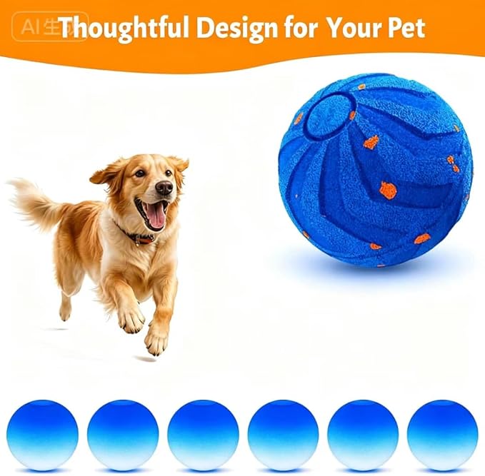 PawPlay 2026 Smart Interactive Dog Ball, Rechargeable Electronic Pet Toy - Image 8