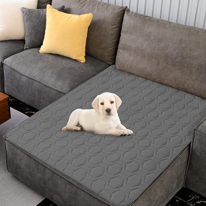 Waterproof and Non-Slip Dog Bed Cover and Pet Blanket Sofa Pet Bed Mat ，car by TcksstexFauxFurDogBedCover