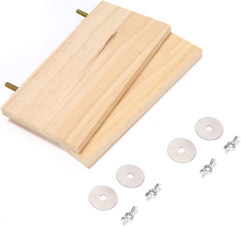 4Pcs Pet Wooden Platform Stand Rectangular Springboard Toy for Hamster