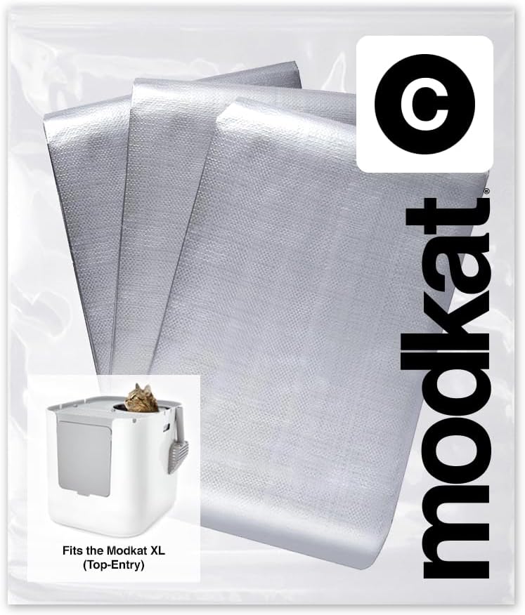 Modkat Type D Litter Box Liners, 3-Pack | Fits Modkat XL Front-Entry