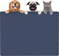 Largest Dog Food Mat, 39.5"x29.5" Silicone Dog and Cat Mat by Goldleaf