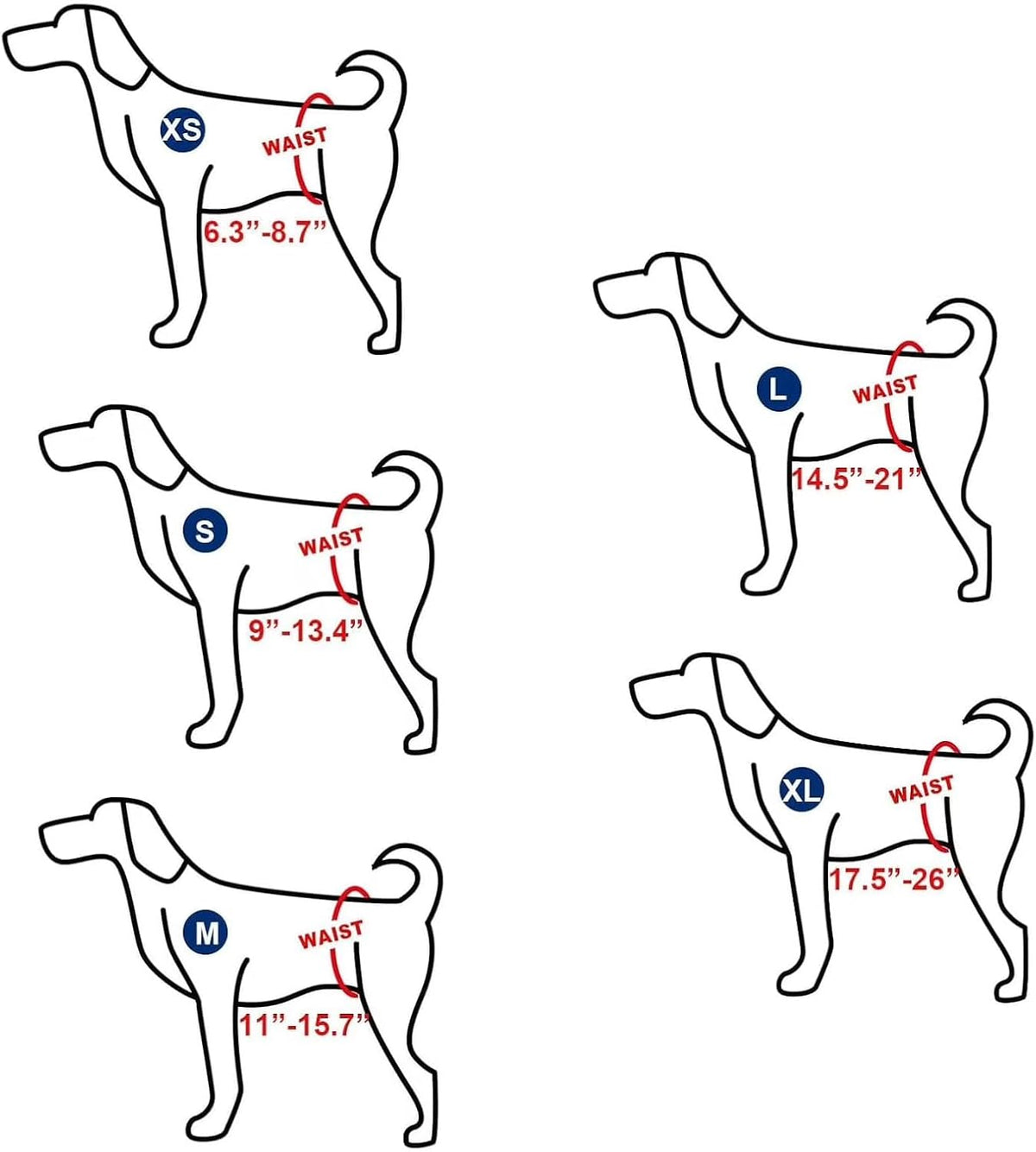 Reusable Dog Poop Pants with 50pcs Poop Bags, Adjustable Dogs Sanitary Pants for Incontinence & Outdoor Walking, Dog Poops Collection Pants for Senior and Disability Dogs (XS)