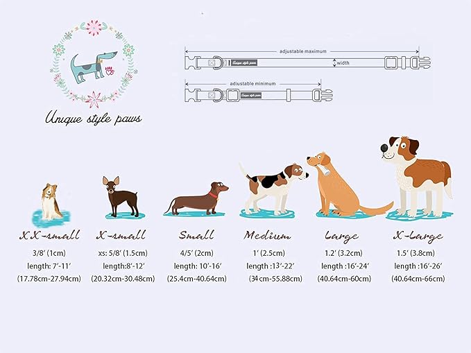 Unique style paws Independence Day Dog Collar Metal Buckle Ice Flag Collar Gift - Image 5