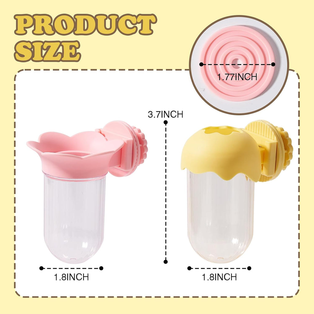2PCS Vegetable Bird Cage Feeder, Millet Holder for Bird Cage