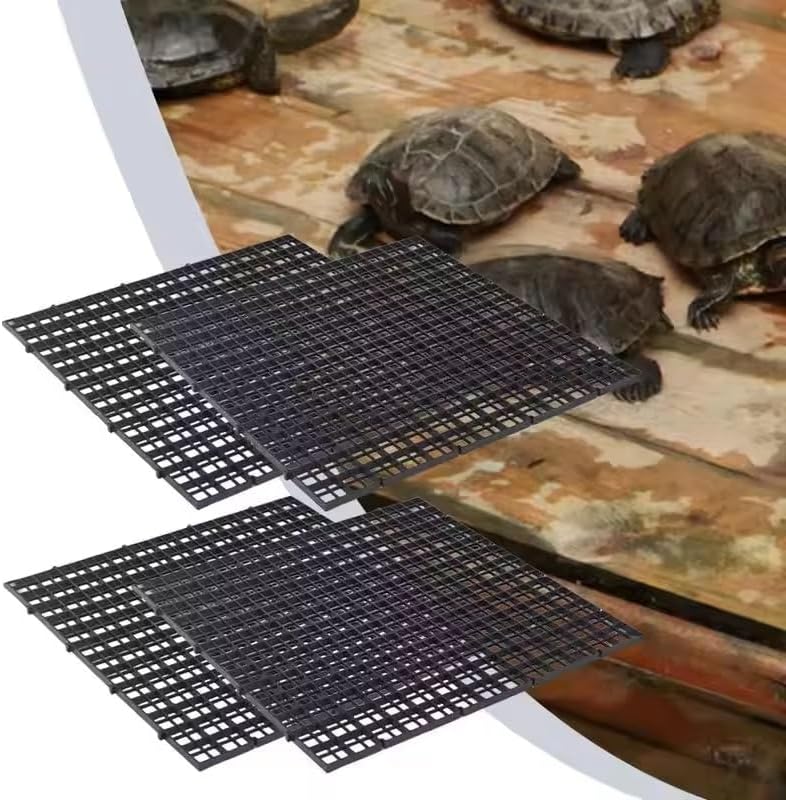 12 Pack 12inch（30cm） Square Aquarium Bottom Filter Mesh Partition Dividers Grid Plate Fish Tank Divider Plastic Egg Crate, Aquarium Filter Bottom Tray, Grid Isolation Board Partition