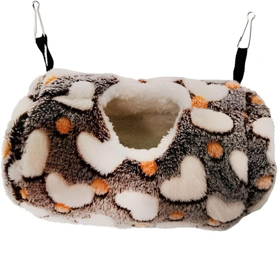 Litewoo Sugar Glider Sleeping Pouch Small Animal Hammock Bed Nest, Coffee