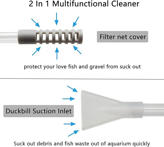 10 Gallon Fish Tank cleaner and Aquarium Water Changer Siphon - Image 5