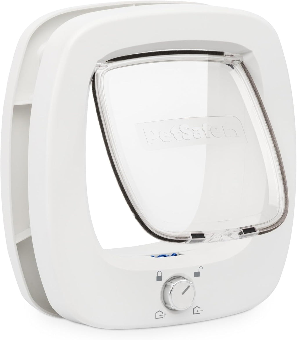 PetSafe Big Cat Door, Interior/Exterior, 4-Way Lock, Soft-Close, Up to 25lb